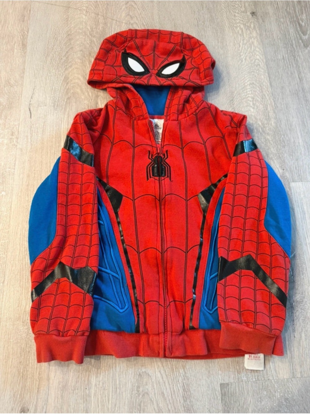Disney Spider-Man Red and Blue Hooded Jacket